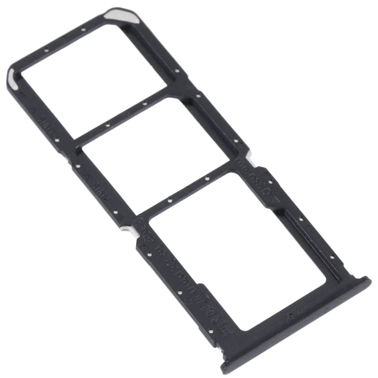 For OPPO A93s 5G SIM Card Tray + SIM Card Tray + Micro SD Card Tray (Black) - Card Socket by buy2fix | Online Shopping UK | buy2fix