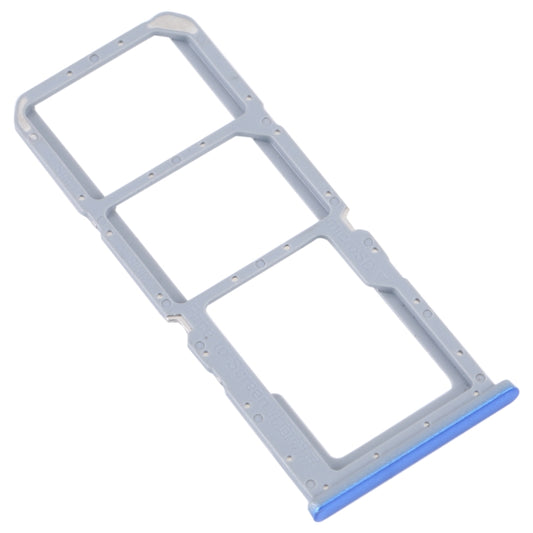 For OPPO A55 5G / A53S 5G SIM Card Tray + SIM Card Tray + Micro SD Card Tray (Blue) by buy2fix