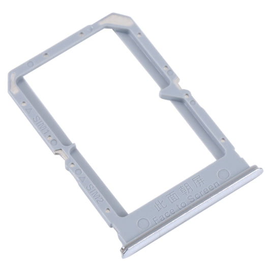 For OPPO K9 SIM Card Tray + SIM Card Tray (Silver) by buy2fix