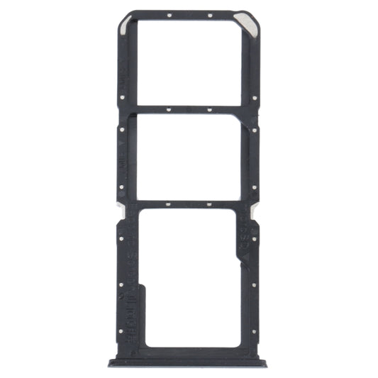 For OPPO K9S SIM Card Tray + SIM Card Tray + Micro SD Card Tray (Black) - Card Socket by buy2fix | Online Shopping UK | buy2fix