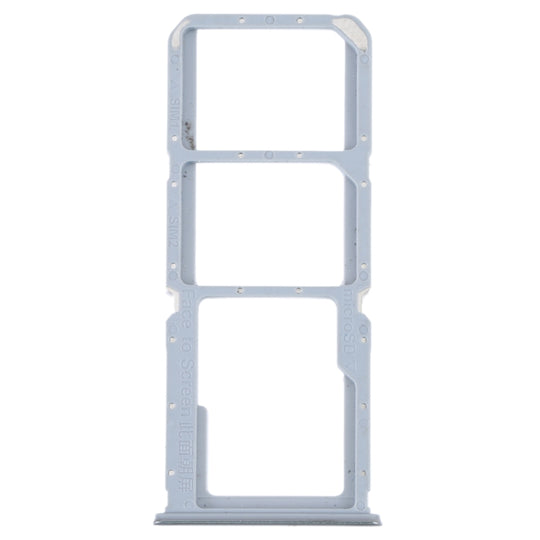 Pour plateau de carte SIM OPPO K9S + plateau de carte SIM + plateau de carte Micro SD (argent)