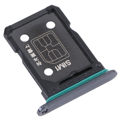 For OPPO Reno7 SE 5G SIM Card Tray + SIM Card Tray (Black) - Card Socket by buy2fix | Online Shopping UK | buy2fix