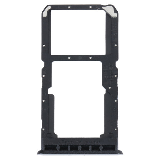 For OPPO A96 China SIM Card Tray + SIM / Micro SD Card Tray (Black) - Card Socket by buy2fix | Online Shopping UK | buy2fix