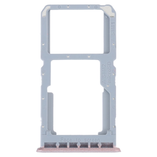 Pour OPPO A96 Chine Plateau de carte SIM + Plateau de carte SIM / Micro SD (Rose)