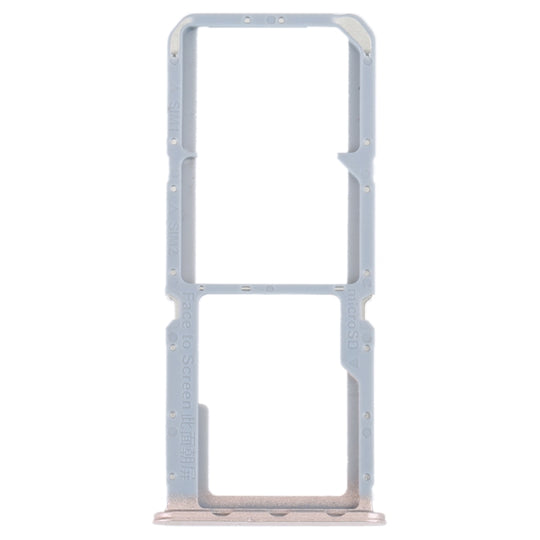 Pour OPPO Reno7 Z 5G / Reno7 Lite / Reno8 Lite / F21 Pro 5G Plateau pour carte SIM + Plateau pour carte SIM + Plateau pour carte Micro SD (Or)