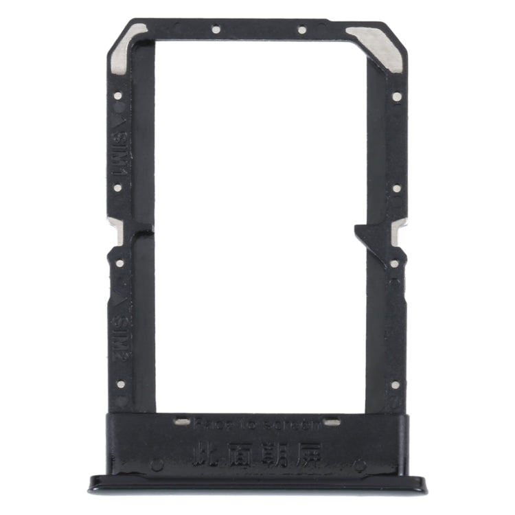 For OPPO K10 4G SIM Card Tray + SIM Card Tray (Black) - Card Socket by buy2fix | Online Shopping UK | buy2fix