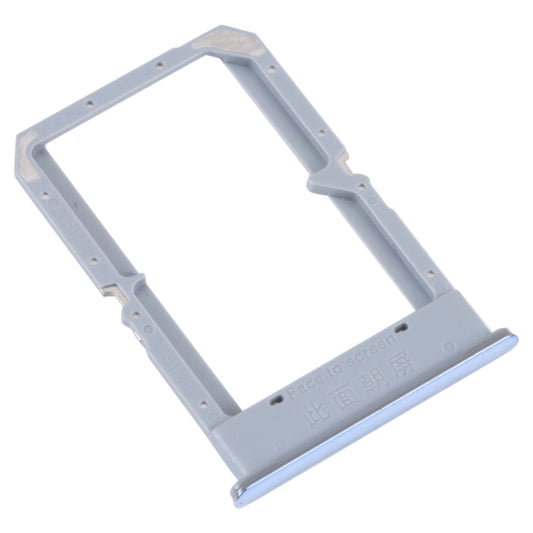 For OPPO K10 4G SIM Card Tray + SIM Card Tray (Silver) by buy2fix