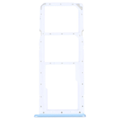 For OPPO A17 SIM Card Tray + SIM Card Tray + Micro SD Card Tray (Blue) - Card Socket by buy2fix | Online Shopping UK | buy2fix