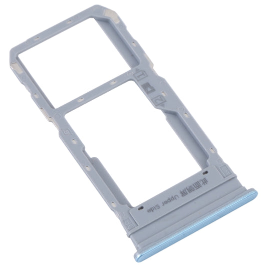 For vivo Y33S / Y33T SIM Card Tray + SIM / Micro SD Card Tray (Blue) by buy2fix