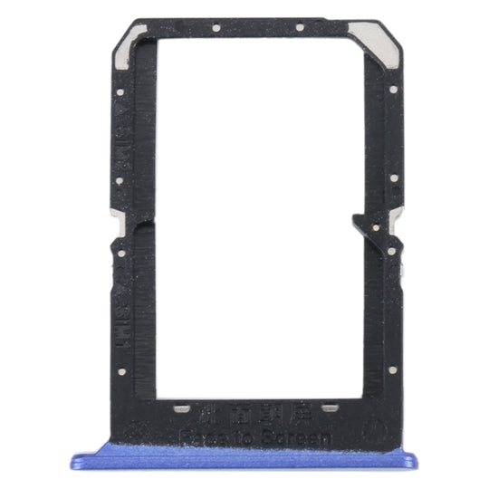 Pour Realme 9 Pro+ Plateau pour carte SIM + Plateau pour carte SIM (Bleu)
