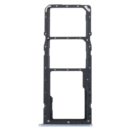 Pour Realme C31 Plateau de carte SIM + Plateau de carte SIM + Plateau de carte Micro SD (Argent)