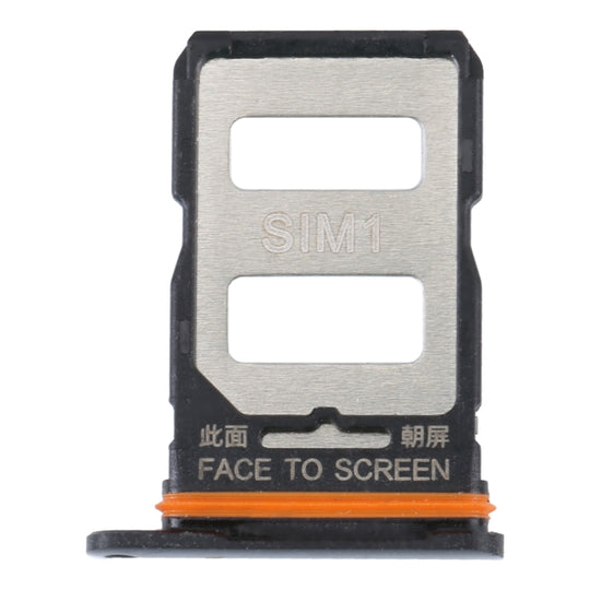 Pour Xiaomi Redmi K50 Ultra Plateau de carte SIM + Plateau de carte SIM (Noir)