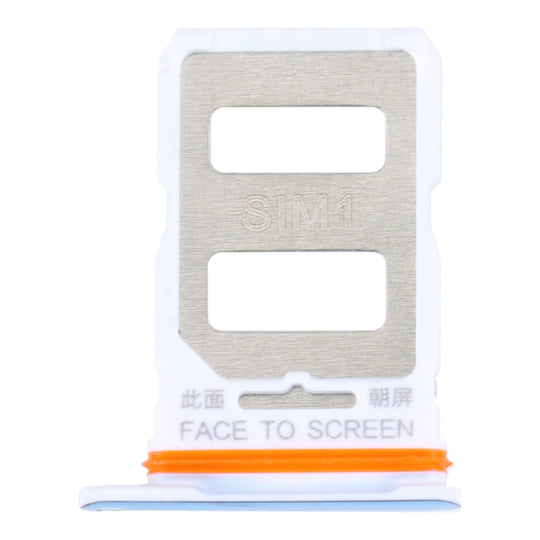 Pour Xiaomi Redmi K50 Ultra Plateau de carte SIM + Plateau de carte SIM (Bleu)