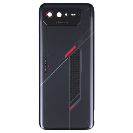 Original Glass Battery Back Cover for Asus ROG Phone 6 AI2201-C AI2201-F(Black) by buy2fix