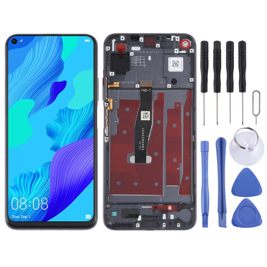 Original LCD Screen For Honor 20 / Huawei Nova 5T Digitizer Full Assembly with Frame(Black) - Repair & Spare Parts by buy2fix | Online Shopping UK | buy2fix