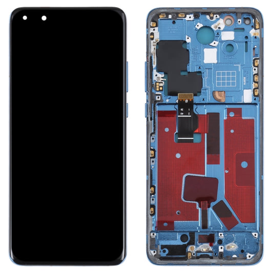 Original LCD Screen For Huawei P40 Pro Digitizer Full Assembly with Frame (Blue) by buy2fix