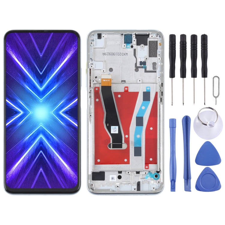 Original LCD Screen For Honor 9X / 9X Pro / Huawei Y9s Digitizer Full Assembly with Frame (Silver) - Repair & Spare Parts by buy2fix | Online Shopping UK | buy2fix