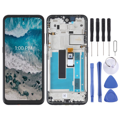 OEM LCD Screen For Nokia X100 Digitizer Full Assembly with Frame(Black) - Repair & Spare Parts by buy2fix | Online Shopping UK | buy2fix