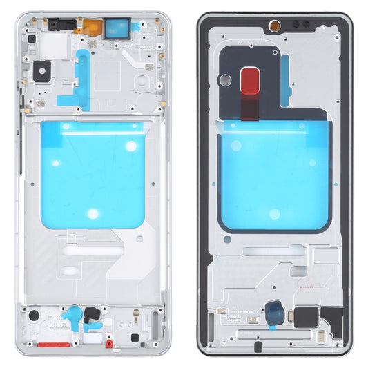 For vivo iQOO 7 Original Front Housing LCD Frame Bezel Plate (Silver) - Repair & Spare Parts by buy2fix | Online Shopping UK | buy2fix