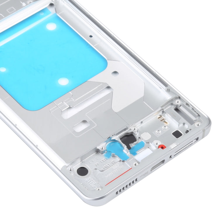 For vivo iQOO 7 Original Front Housing LCD Frame Bezel Plate (Silver) - Repair & Spare Parts by buy2fix | Online Shopping UK | buy2fix