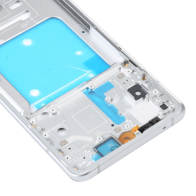 For vivo iQOO 7 Original Front Housing LCD Frame Bezel Plate (Silver) - Repair & Spare Parts by buy2fix | Online Shopping UK | buy2fix