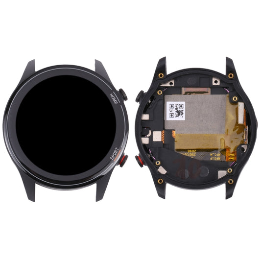 Original LCD Screen For Xiaomi Mi Watch / Watch Color Sport / Watch Revolve Active Digitizer Full Assembly with Frame (Black) by buy2fix