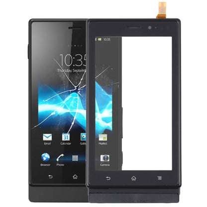 Original Touch Panel with Frame For Sony Xperia Sola MT27i - Repair & Spare Parts by buy2fix | Online Shopping UK | buy2fix