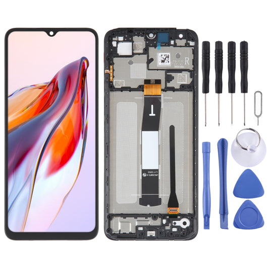 AMOLED Original LCD Screen For Xiaomi Redmi 12C Digitizer Full Assembly with Frame - Repair & Spare Parts by buy2fix | Online Shopping UK | buy2fix