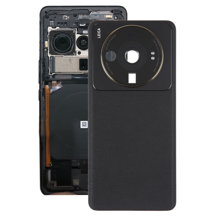 For Xiaomi 12S Ultra Original Battery Back Cover(Black) by buy2fix