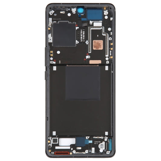 For Xiaomi 12S Ultra Original Front Housing LCD Frame Bezel Plate (Black) by buy2fix