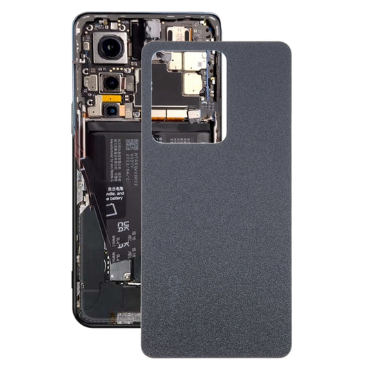 For vivo S15 OEM Glass Battery Back Cover(Black) - Repair & Spare Parts by buy2fix | Online Shopping UK | buy2fix