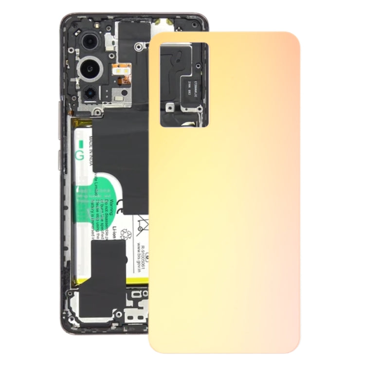 For vivo V23e 4G / V23e 5G OEM Glass Battery Back Cover(Gold) - Repair & Spare Parts by buy2fix | Online Shopping UK | buy2fix