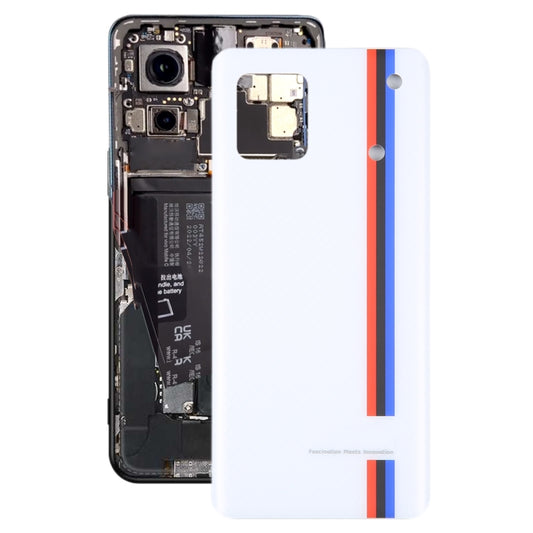 For vivo iQOO 9 OEM Glass Battery Back Cover(White) - Repair & Spare Parts by buy2fix | Online Shopping UK | buy2fix