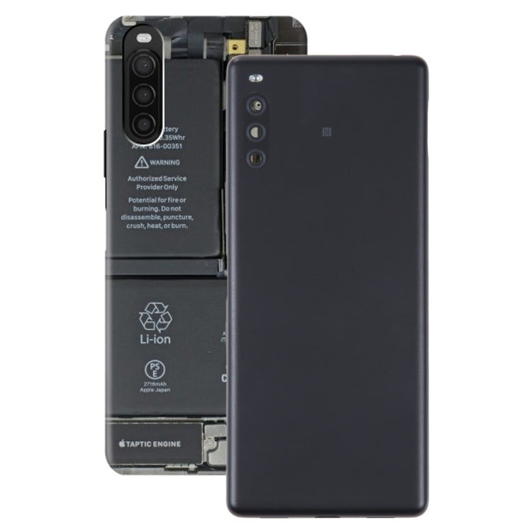 For Sony Xperia L4 Original Battery Back Cover(Black) - Repair & Spare Parts by buy2fix | Online Shopping UK | buy2fix