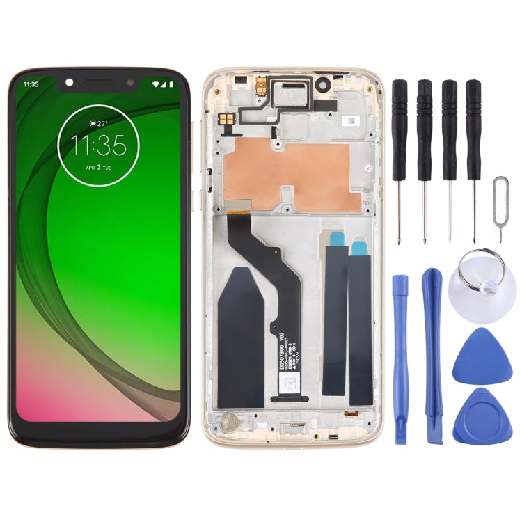 Original LCD Screen For Motorola Moto G6 Play Digitizer Full Assembly With Frame(Gold) - Repair & Spare Parts by buy2fix | Online Shopping UK | buy2fix