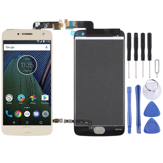 Original LCD Screen For Motorola Moto G5 Plus with Digitizer Full Assembly(Gold) - Repair & Spare Parts by buy2fix | Online Shopping UK | buy2fix