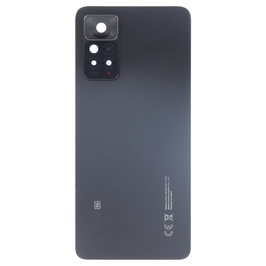 For Xiaomi Redmi Note 11 Pro+ 5G India Original Battery Back Cover with Camera Lens Cover(Black) by buy2fix