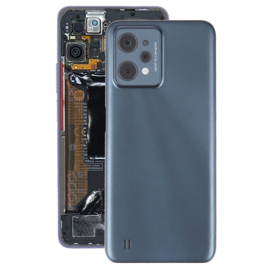 For Realme C31 Original Battery Back Cover with Camera Lens Cover(Dark Green) - Repair & Spare Parts by buy2fix | Online Shopping UK | buy2fix