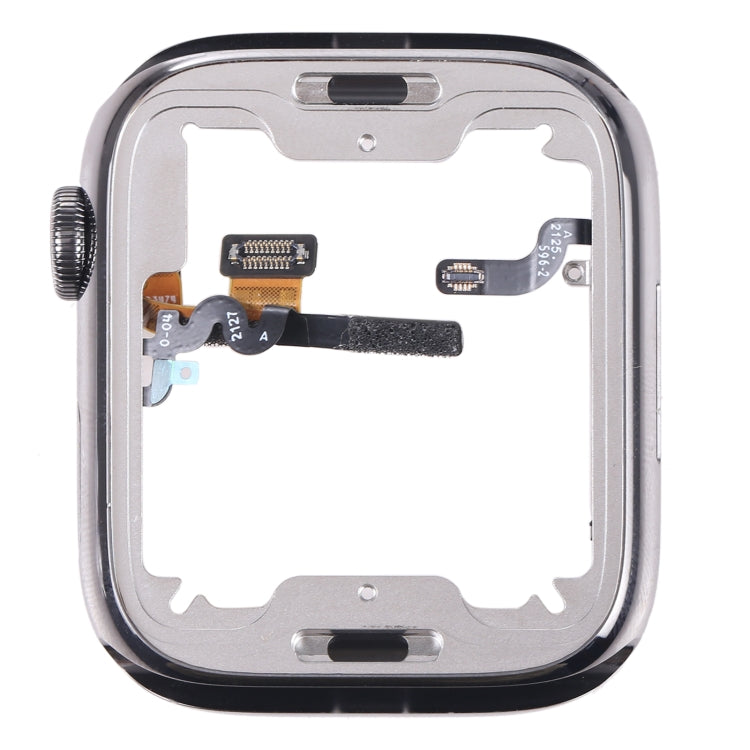 For Apple Watch Series 7 45mm Middle Frame Bezel Plate with Loudspeaker / Power / Rotating Shaft Flex Cable - Repair & Spare Parts by buy2fix | Online Shopping UK | buy2fix