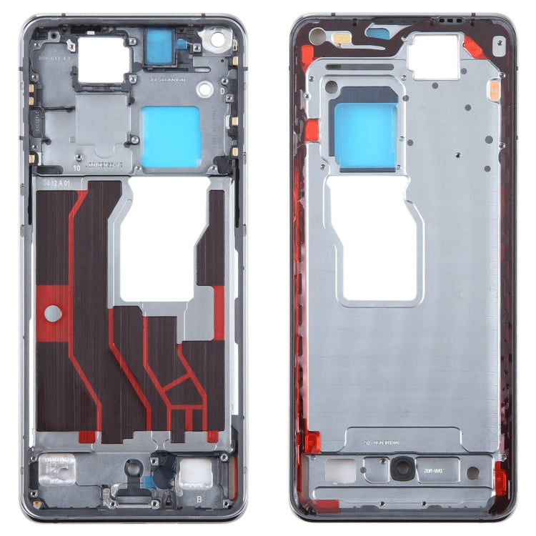 For OPPO Find X3 Original Front Housing LCD Frame Bezel Plate (Black) by buy2fix