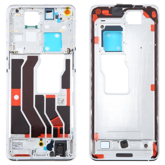 For OPPO Find X3 Original Front Housing LCD Frame Bezel Plate (Silver) by buy2fix