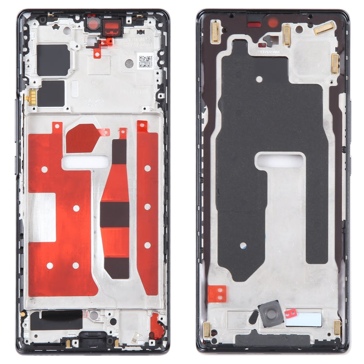 For Honor 70 Front Housing LCD Frame Bezel Plate(Black) by buy2fix