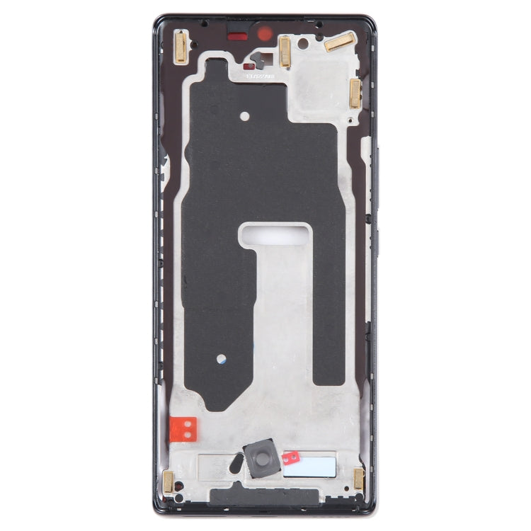 For Honor 70 Front Housing LCD Frame Bezel Plate(Black) by buy2fix
