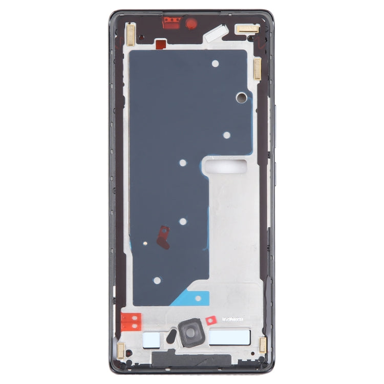 For Honor 80 Front Housing LCD Frame Bezel Plate(Black) by buy2fix