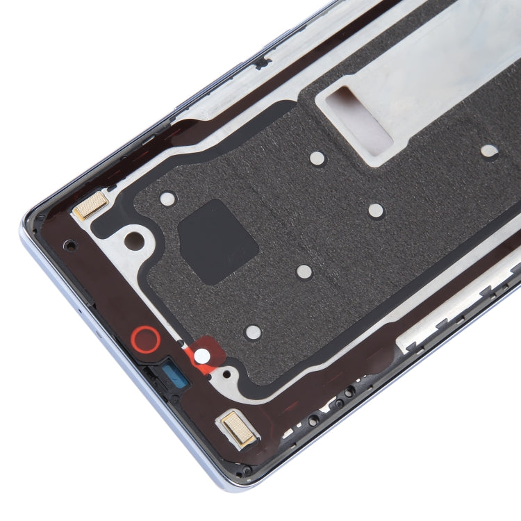 For Honor X40 Front Housing LCD Frame Bezel Plate(Blue) by buy2fix