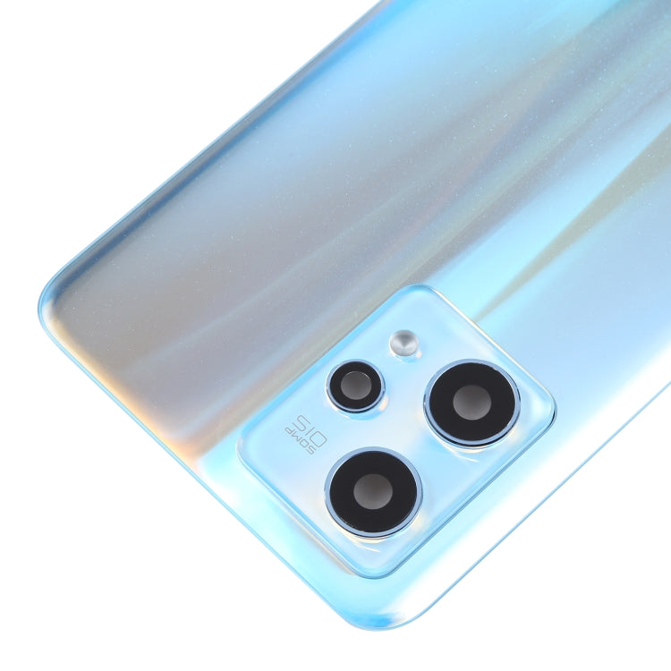For Realme 9 Pro+ Original Battery Back Cover with Camera Lens Cover(Blue) by buy2fix