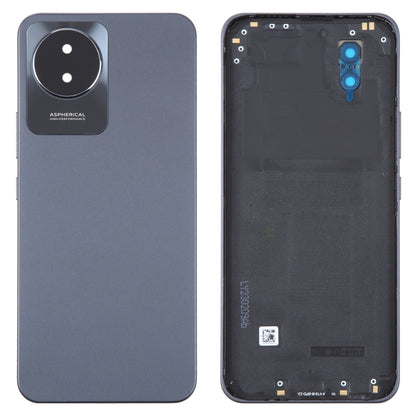 For vivo Y02 Original Battery Back Cover with Camera Lens Cover(Black) by buy2fix