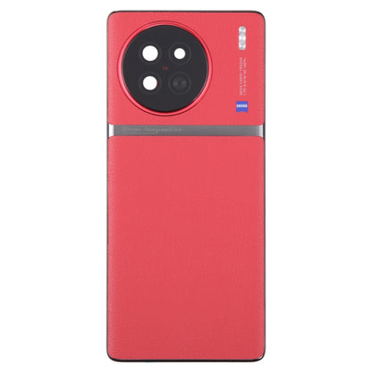 For vivo X90 Original Battery Back Cover with Camera Lens Cover(Red) by buy2fix