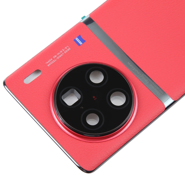For vivo X90 Pro+ Original Battery Back Cover with Camera Lens Cover(Red) by buy2fix