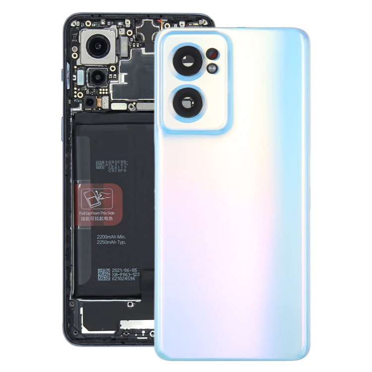 For OnePlus Nord CE 2 5G Original Battery Back Cover with Camera Lens Cover(Blue) by buy2fix